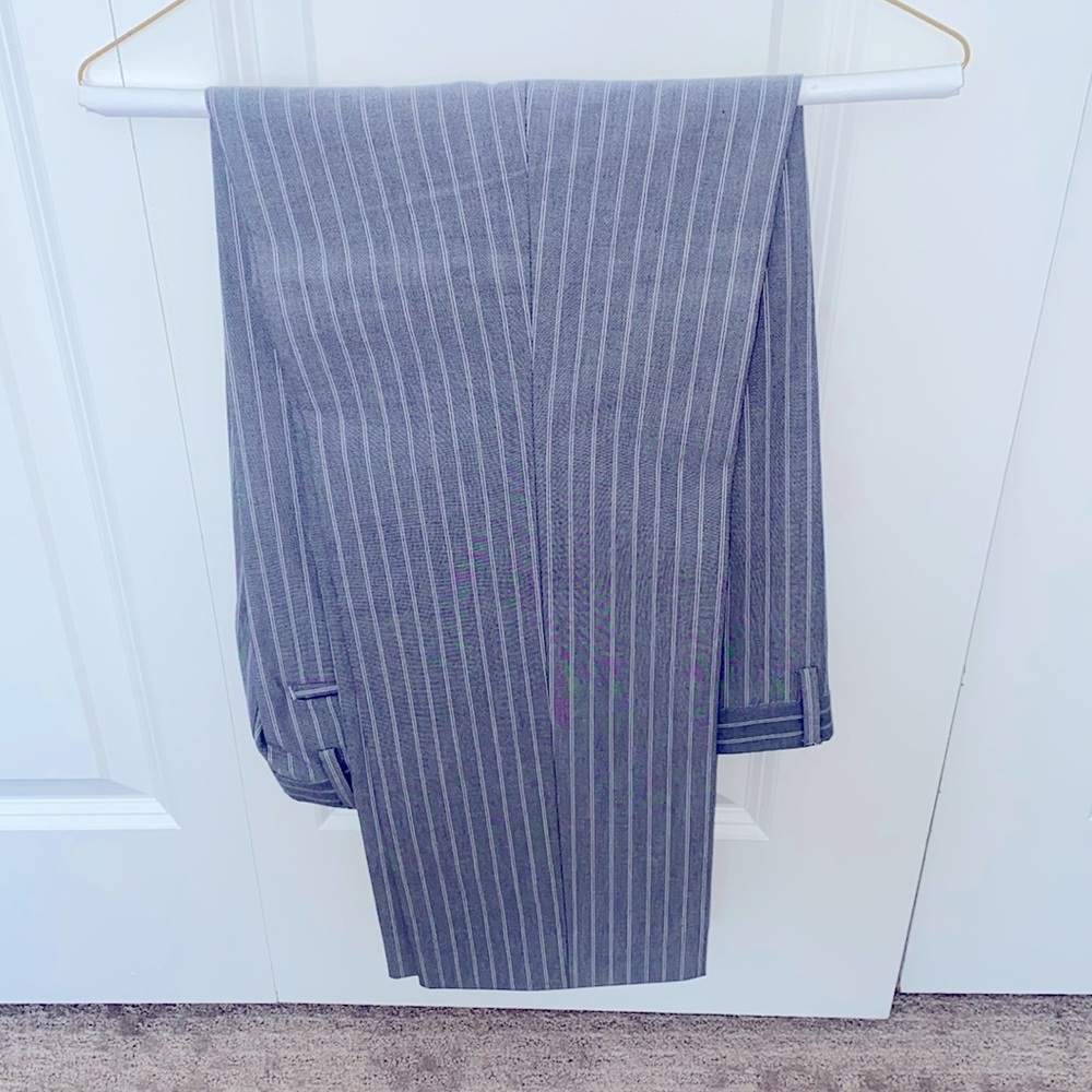 Rarely worn Banana Republic slim fit pinstripe slacks